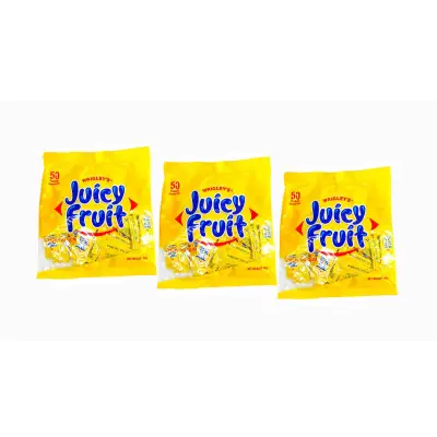 Juicy Fruit Chewing Gum 50's Pieces 110g 3's