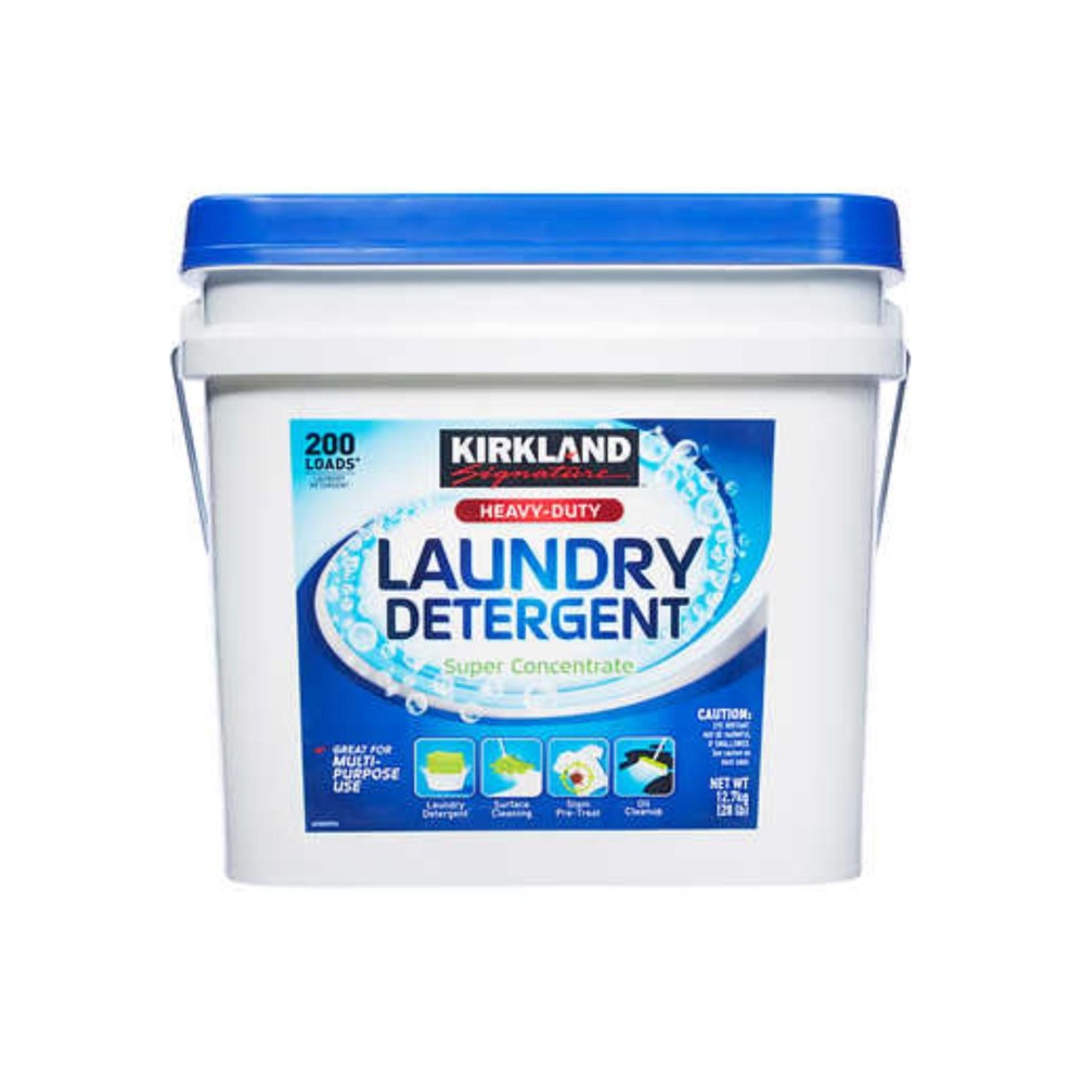 Kirkland Signature Institutional Laundry Detergent Powder, 200 Loads,12.7kg
