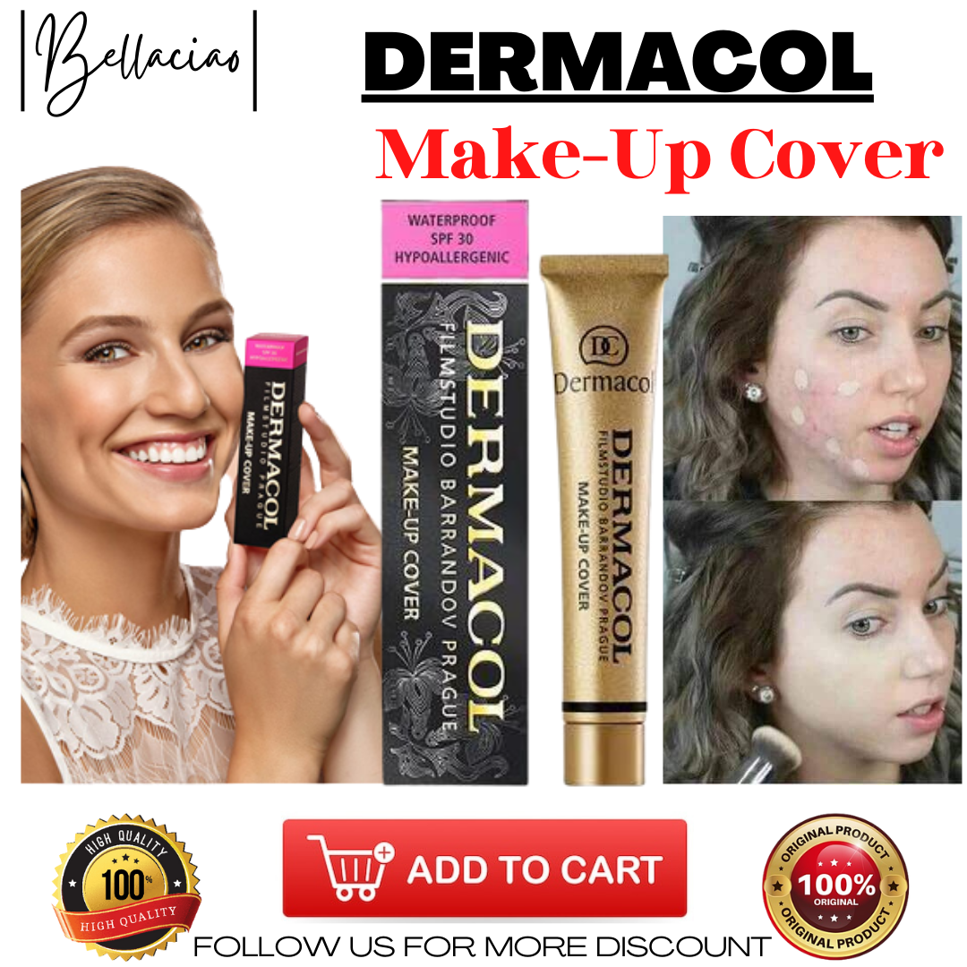 😍Top Brand Dermacol Base Primer Correct Dermacol Full Foundation  Waterproof Make up Cover 30g Make-Up Cover is one of the World's finest  full-coverage Foundation Dermacol Foundation Waterproof Make up Coverage  Concealer Make-up |