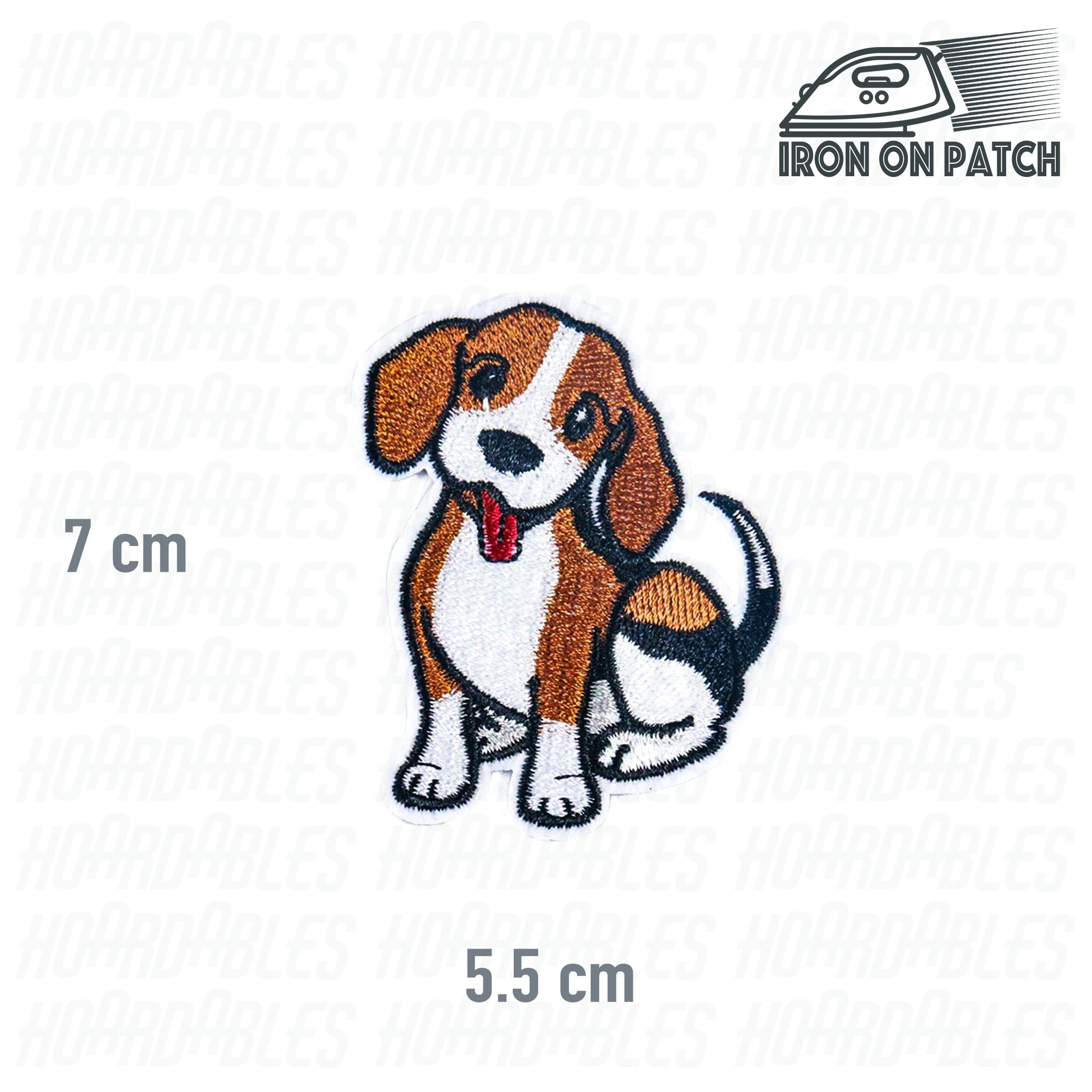 Beagle Dog Puppy Cute Animal Iron On Sew DIY Decor Embroidered Patch ...