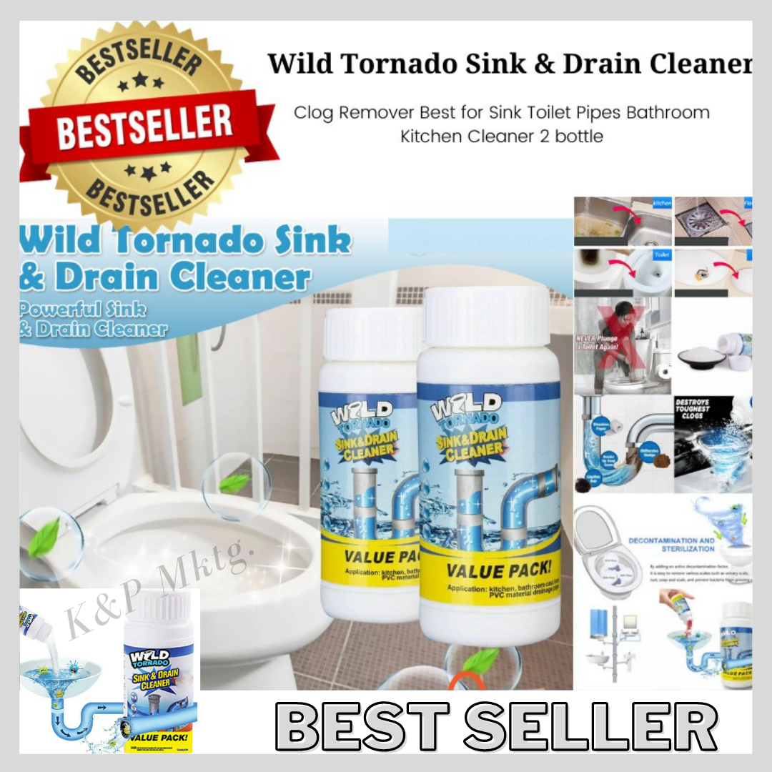 Wild Tornado Powerful Sink & Drain Cleaner High Efficiency Clog