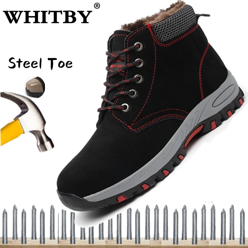 womens steel toe non slip work shoes