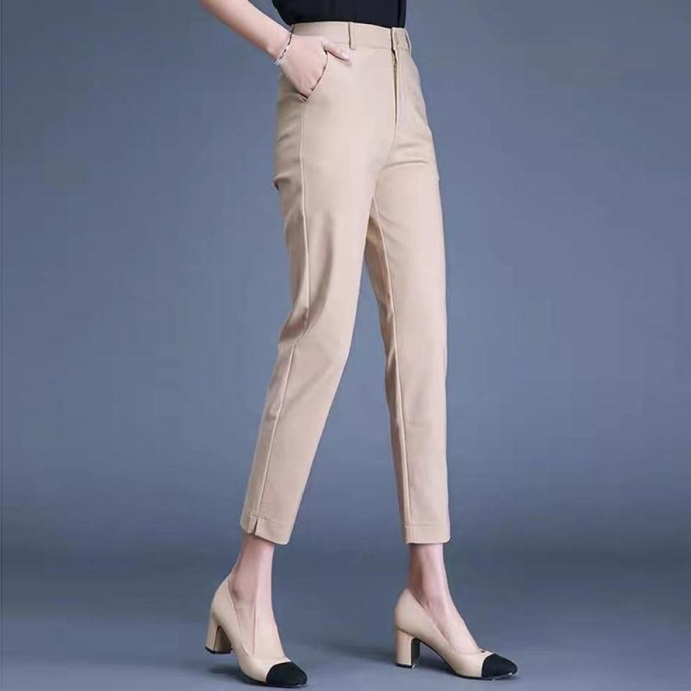 Plus Size S-3XL Long Suit Baggy Harem Pants for Women High Waist Formal  Office Casual Trendy Korean Style Black Khaki Stretchable Straight Cut  Loose Slacks Slocks Woman Ladies Trouser Free Shipping