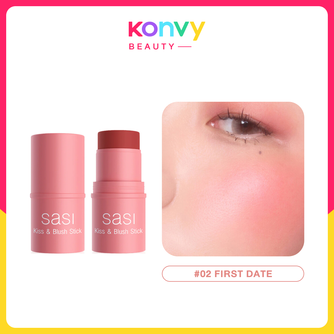 SASI Kiss & Blush Stick 4g (Soft, Natural Pigment for Lips and Cheek ...