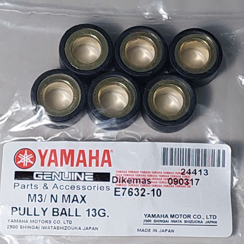 M Nmax Pulley Ball G Roller Set E Compatible For Mio I Aerox Yamaha Genuine