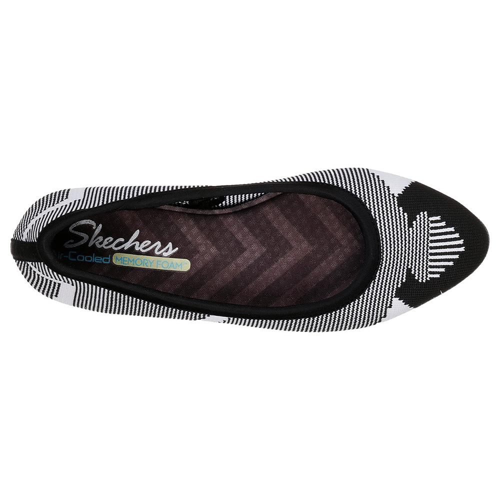 Skechers Women's Footwear Cleo Wham 48487-BKW (Black White