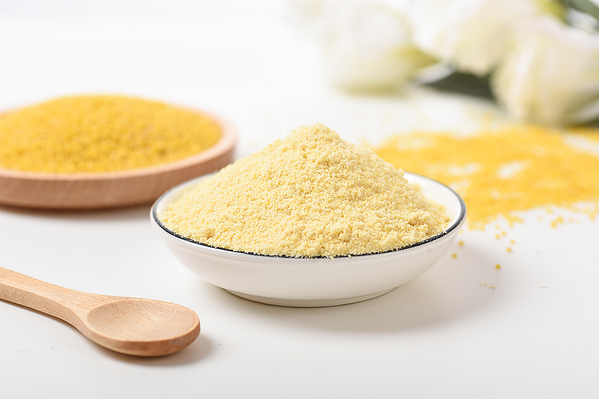 Freshly Ground Millet Flour Coarse Grain Pure Millet Flour without