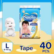 MamyPoko Extra Dry Large - 40 pcs x 1 pack - Tape Diaper