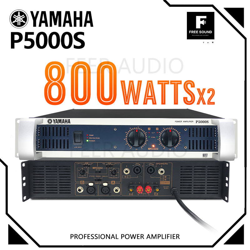 【COD】 YAMAHA P5000S P9000S Audio power amplifier Two Channels 8 Ohm 800
