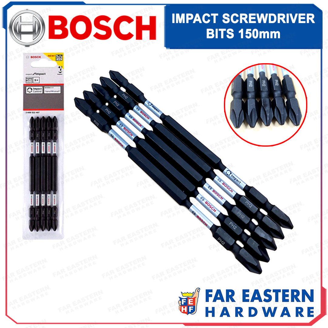 BOSCH Impact Screwdriver Screw Bit 150mm 5pcs Set 407 RBAC Lazada PH