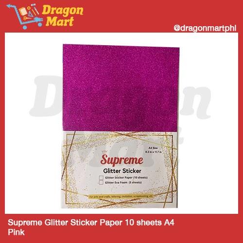 Supreme glitter shop sticker