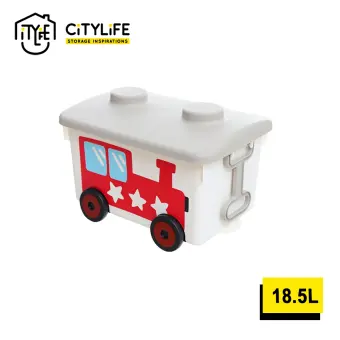 toy train storage containers