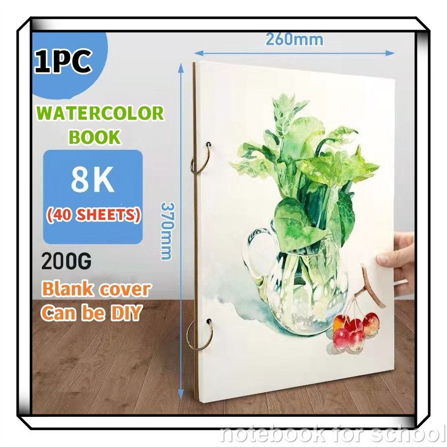 Paper Fashion Watercolor Sketchbook 5X8-40 Sheets