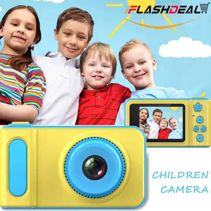 Iflashdeal Childrens Cameras Kids Cameras Cartoon Mini Cameras Lcd Screen Cameras Digital Cameras Hd 720p Photo 640p Video Toy Cameras 2 Inches