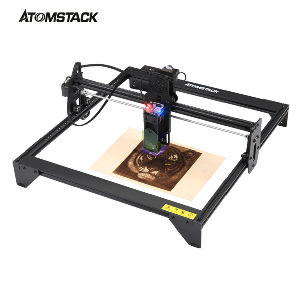 ATOMSTACK A5 20W Laser Engraver CNC Quick Assembly 410*400mm Carving Area Full-metal Structure Desktop DIY Engraving Cutting Machine Upgraded Fixed-focus Laser Excellent Eye Protection Precise Scale Lines Singapore
