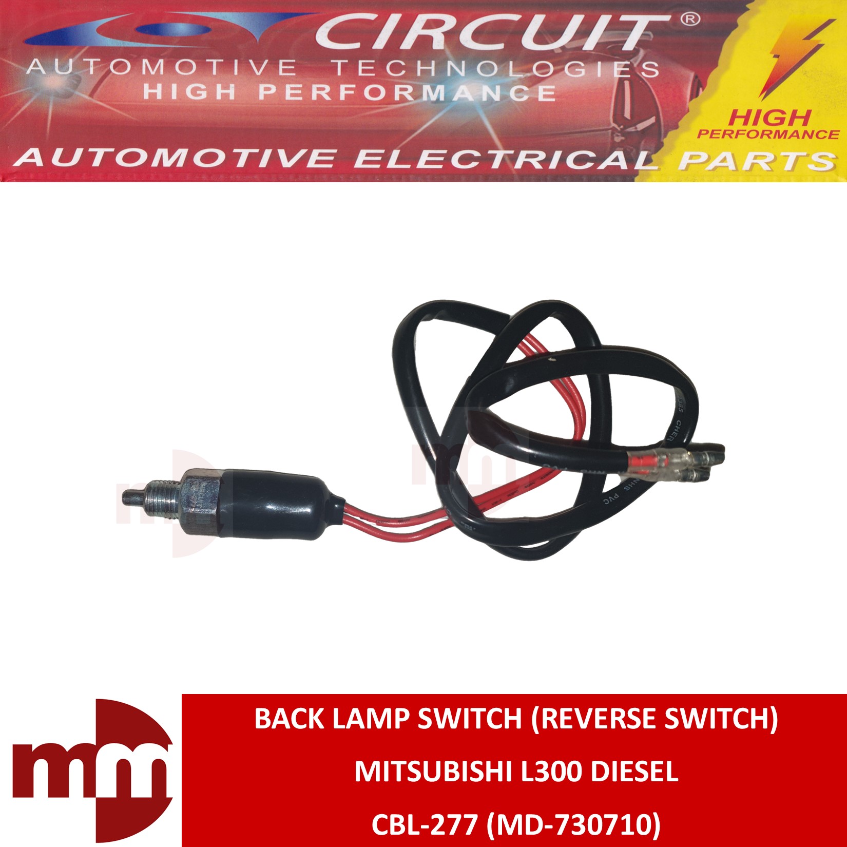 CIRCUIT Back Lamp Reverse Switch for MITSUBISHI L300 DIESEL MD730710