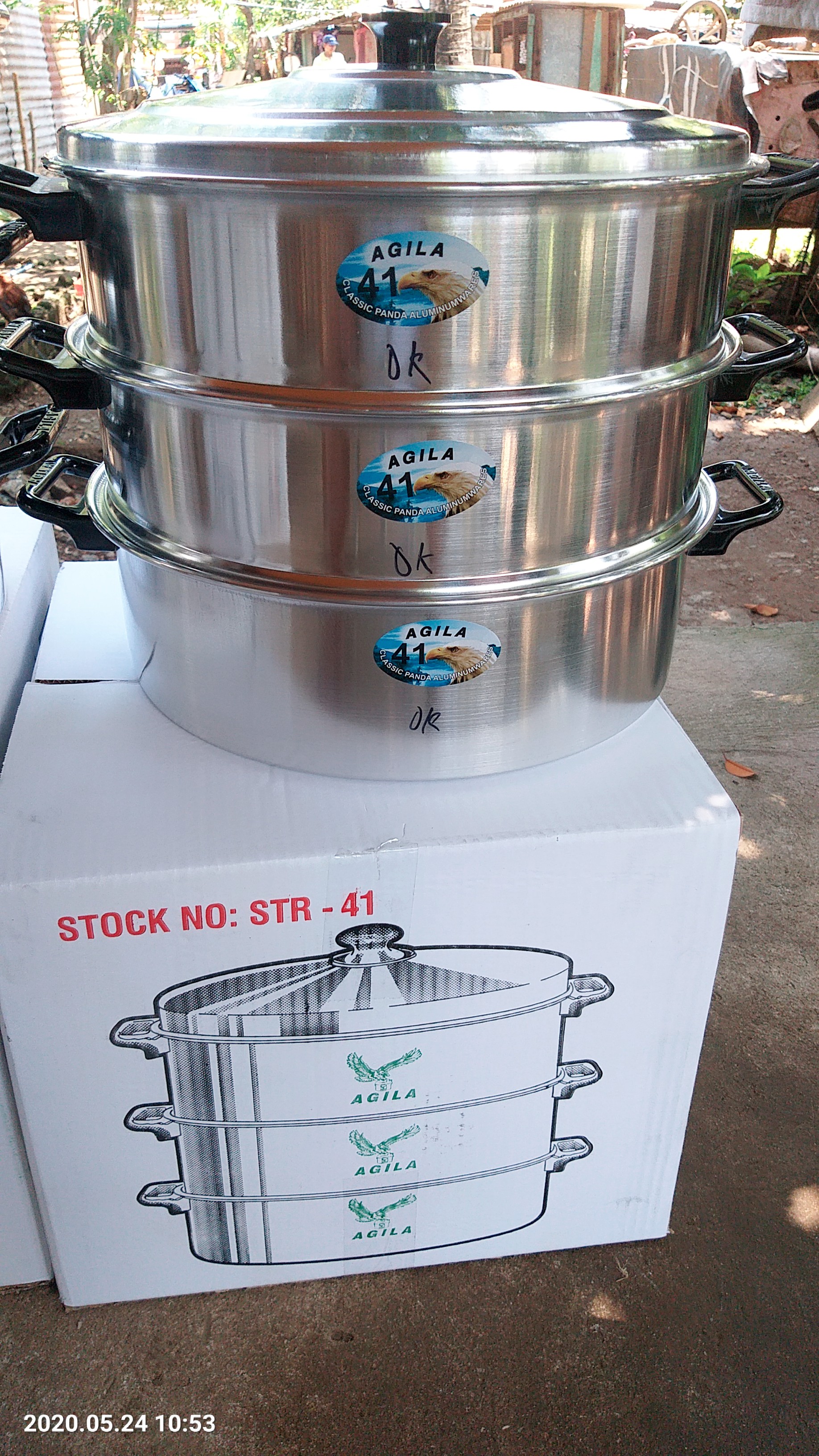 STEAMER 41CM AGILA 3 LAYER ALUMINUM HEAVY DUTY KITCHEN DINING Lazada PH