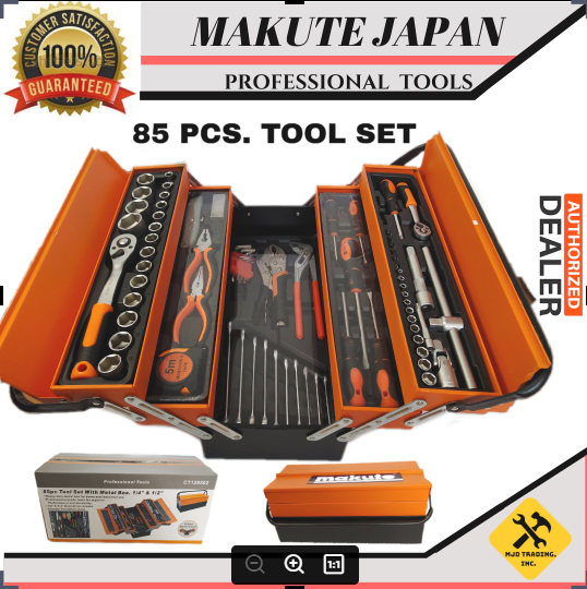 MAKUTE JAPAN 85 PCS. HEAVY DUTY TOOL SET Lazada PH