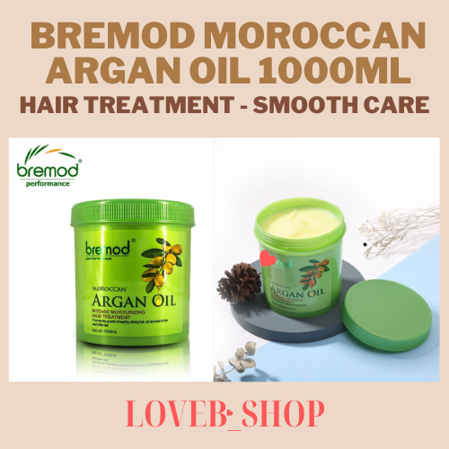 Bremod Moroccan Argan Oil 1000ml Hair Treatment Smooth Care Lazada PH