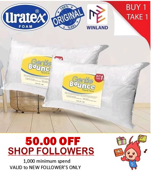 Buy 1 take 1 Uratex Vegor Gentle Bounce Pillow Lazada PH