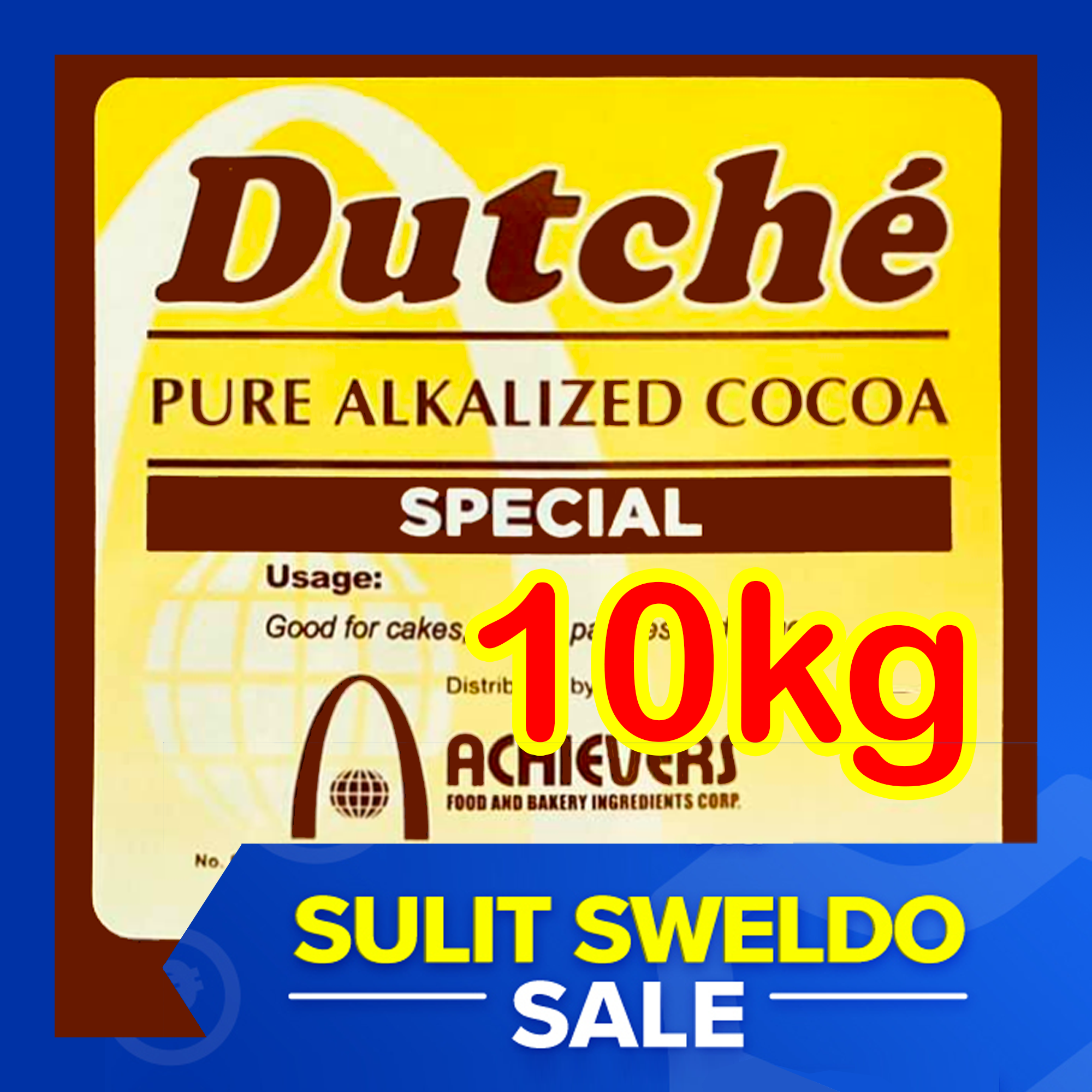 10kg DUTCHE COCOA POWDER for Baking SPECIAL Pure Unsweetened Chocolate