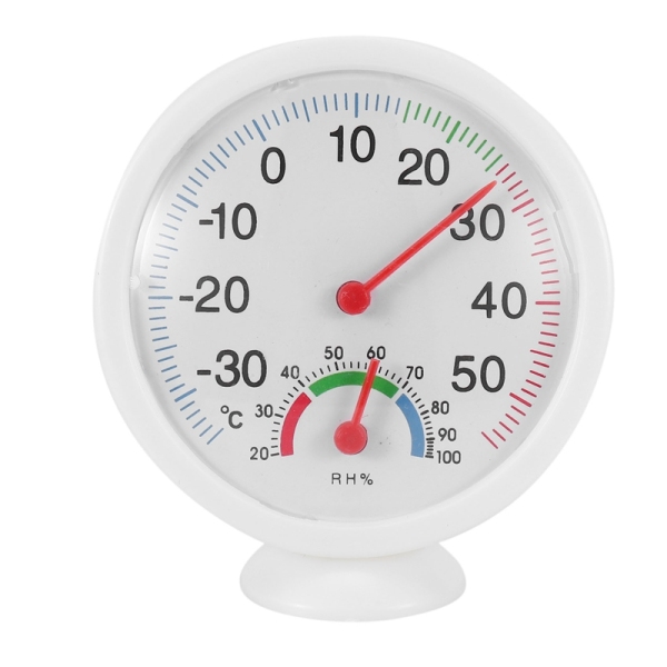 Bảng giá Thermometer hygrometer needle round dial TESTER interior exterior white
