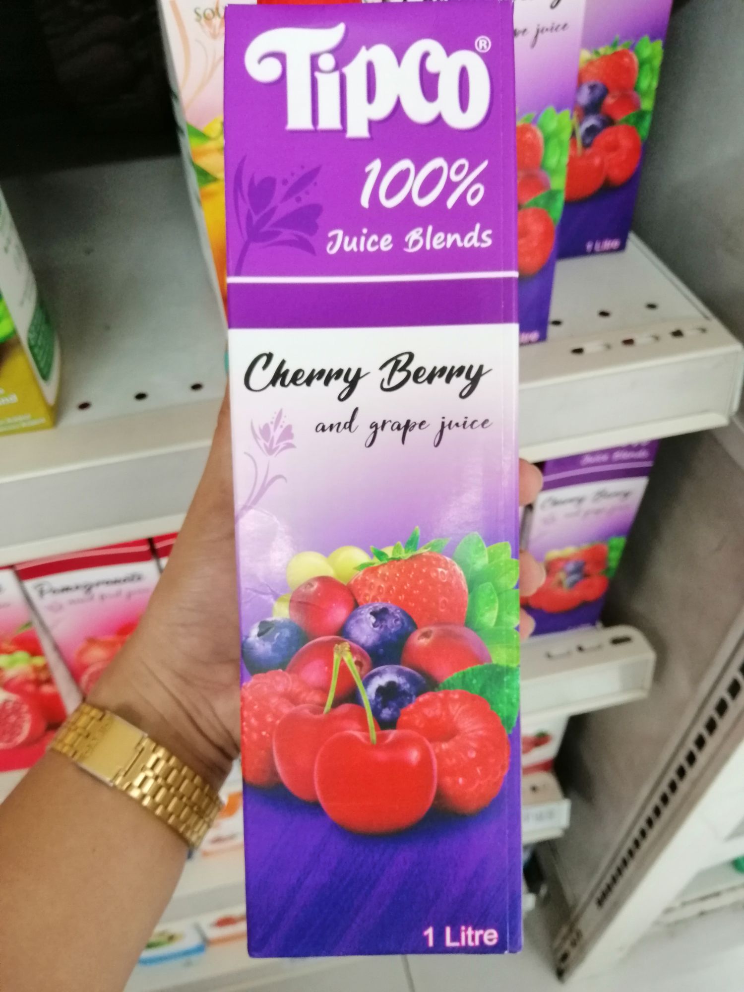 Tipco 100% Cherry Berry & Grape Juice, Life Gets Better