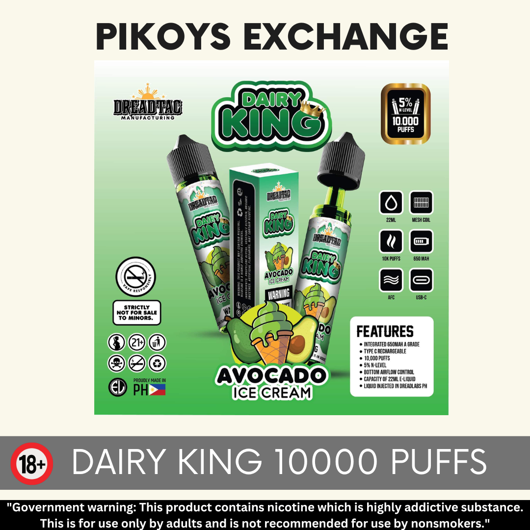 DREADTAC DAIRY KING 10000 DISPOSABLE Lazada PH