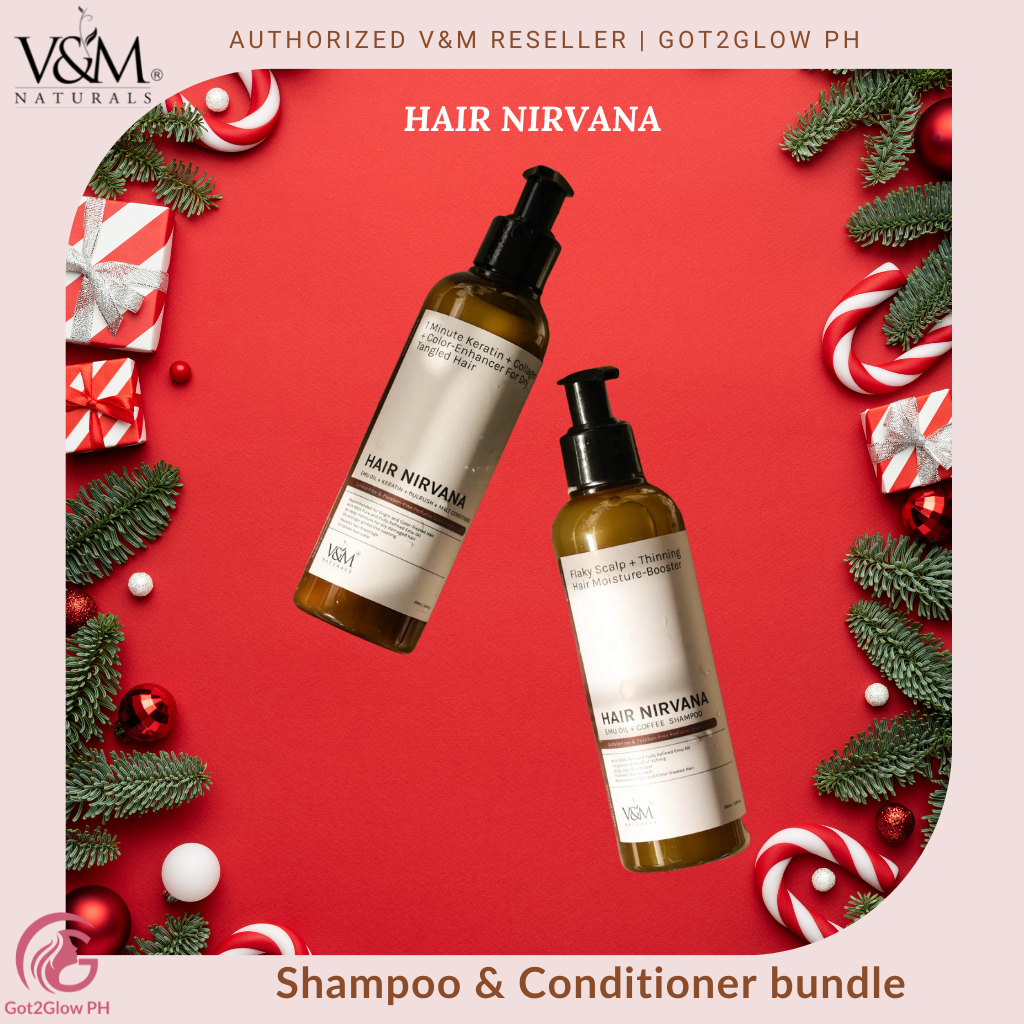 Hair Nirvana Emu Shampoo & Conditioner bundle V&M Naturals for