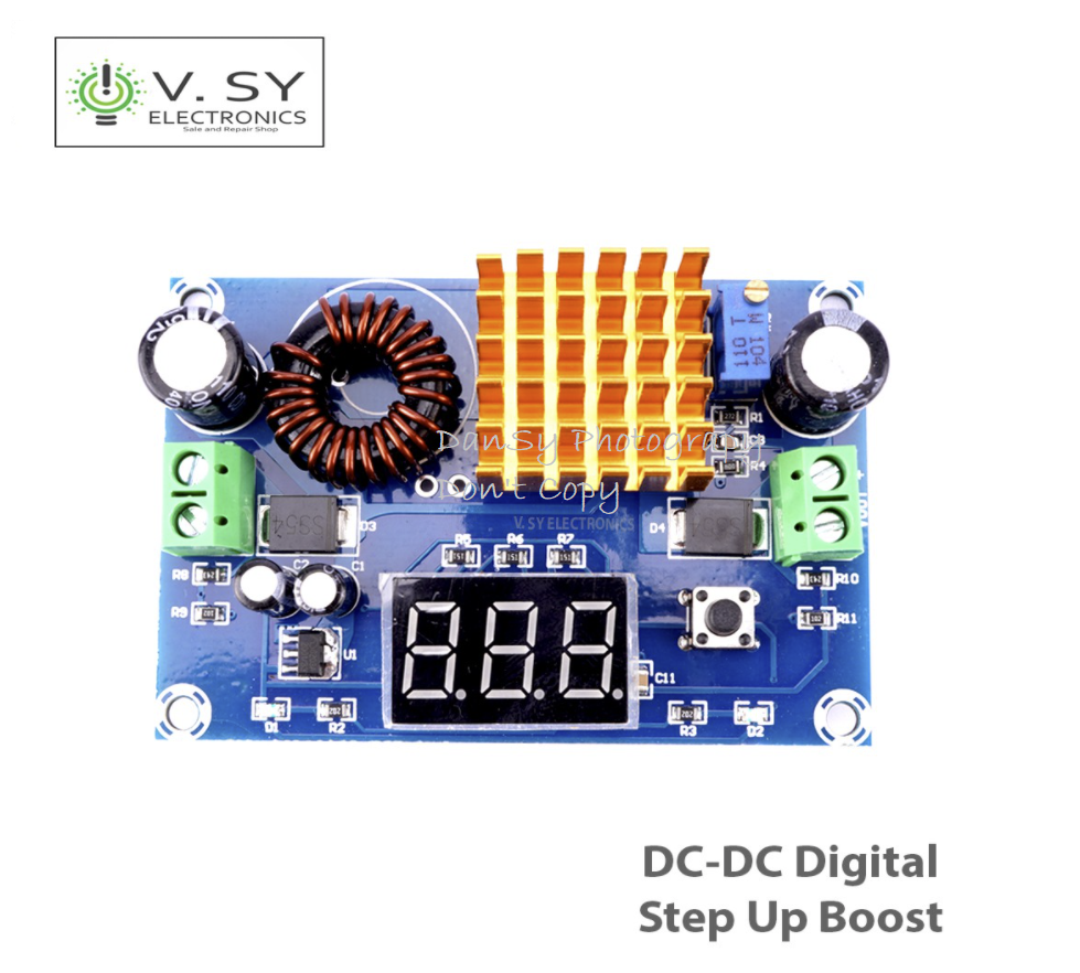 Modulo Alimentacion Subida DC-DC E:3-35V S:3-35V 6A C/volt - Foto 10