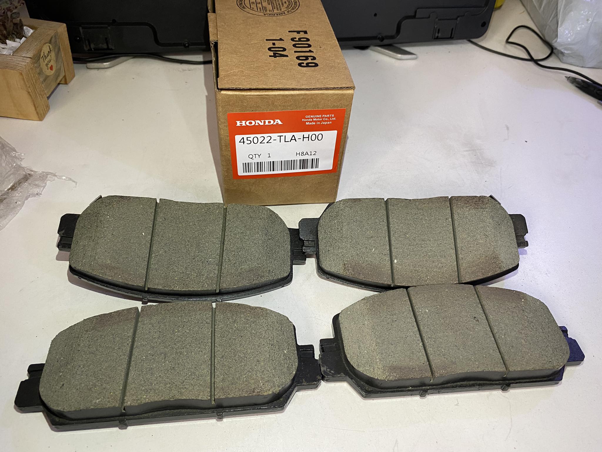BRAKE PAD FA ( 45022-TLA-H00 ) FOR HONDA CLARITY / HONDA CR-V