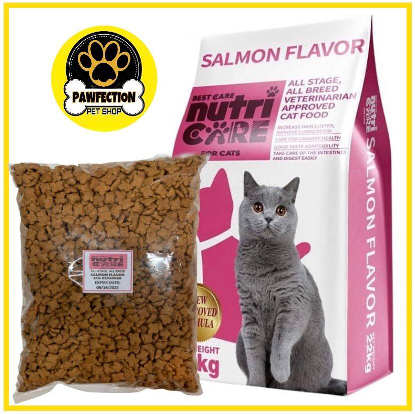 Nutricare cat food for all life stages (SALMON FLAVOR) 1 Kilo Repacked
