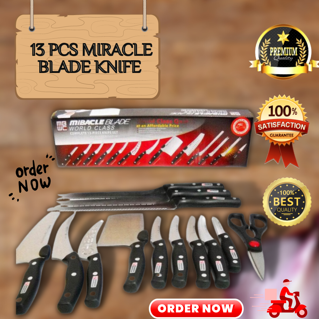 13PCS MIRACLE BLADE KNIFE SET Lazada PH