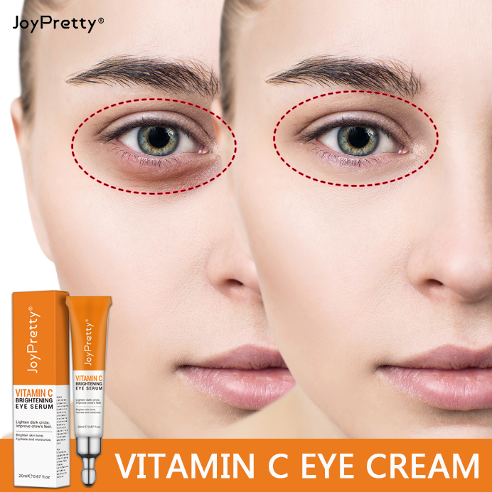 JoyPretty Vitamin C Brightening Eye Serum Anti Aging Eye Moisturizer ...