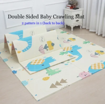 THE BABY DIARY Foldable Crawling Mat Floor Carpet Soft Playmat Playmats Floor Mat Play Mat