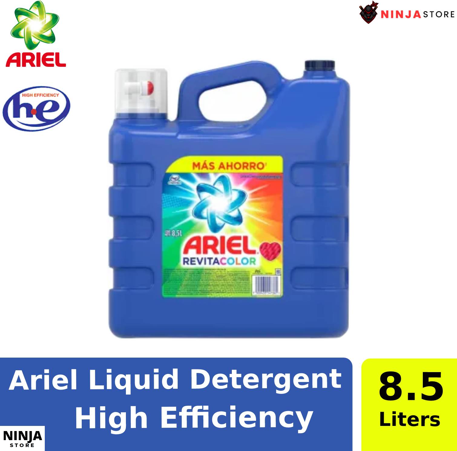 Ariel Revitacolor Liquid Detergent Total Fresh, High Efficiency