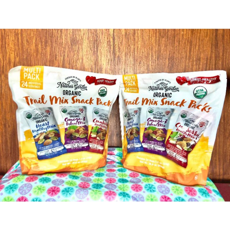 Nature's Garden Organic Trail Mix Snack Packs Lazada PH