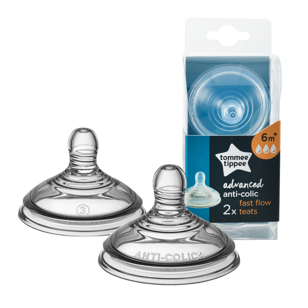 tommee tippee anti colic teats 6m 