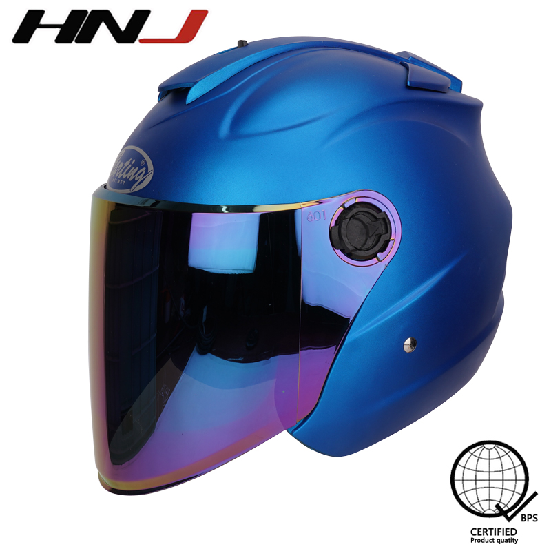 HNJ A4004 motorcycle half face helmet original tinted single visor