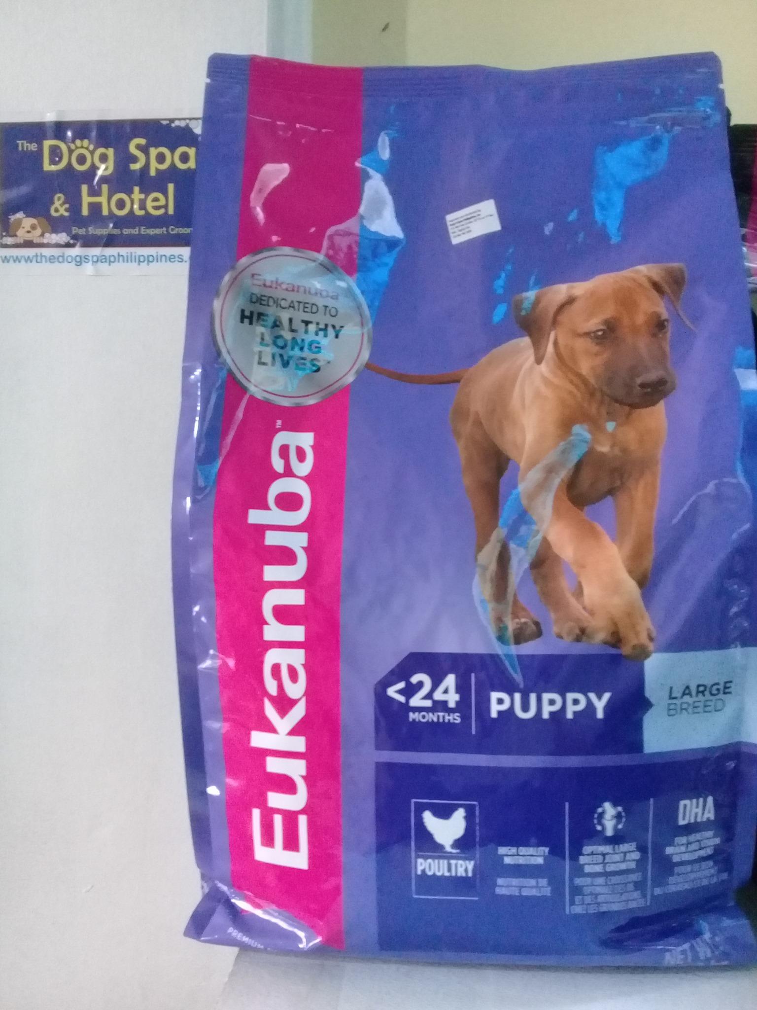 eukanuba puppy large breed test