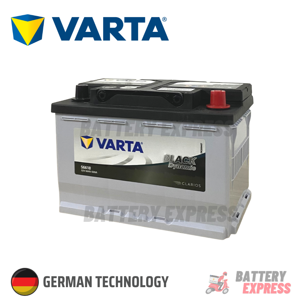 Varta Battery DIN66 / LN3 Maintenance Free Black - Premium Car Battery