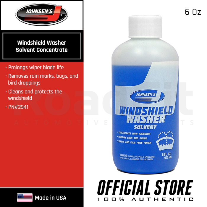 Johnsen's Car Windshield Washer Solvent Concentrate 6oz PN#2941