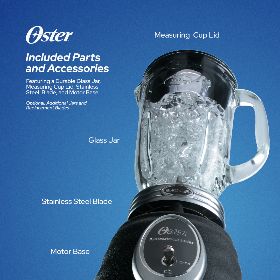 Oster Professional Series Blender with Heat Resistant Glass