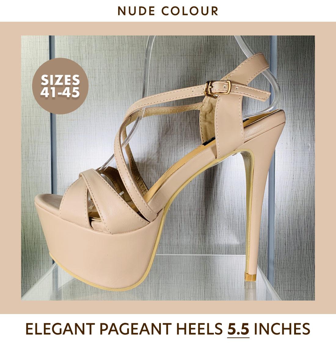 nude heels size 5.5