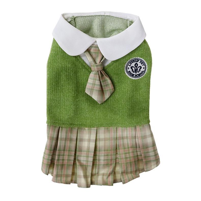 Pet Dress Cat Dress Dog Skirt Pet Cute Little Skirt JK Dress Cat Clothes Dog Clothes Pet Clothes