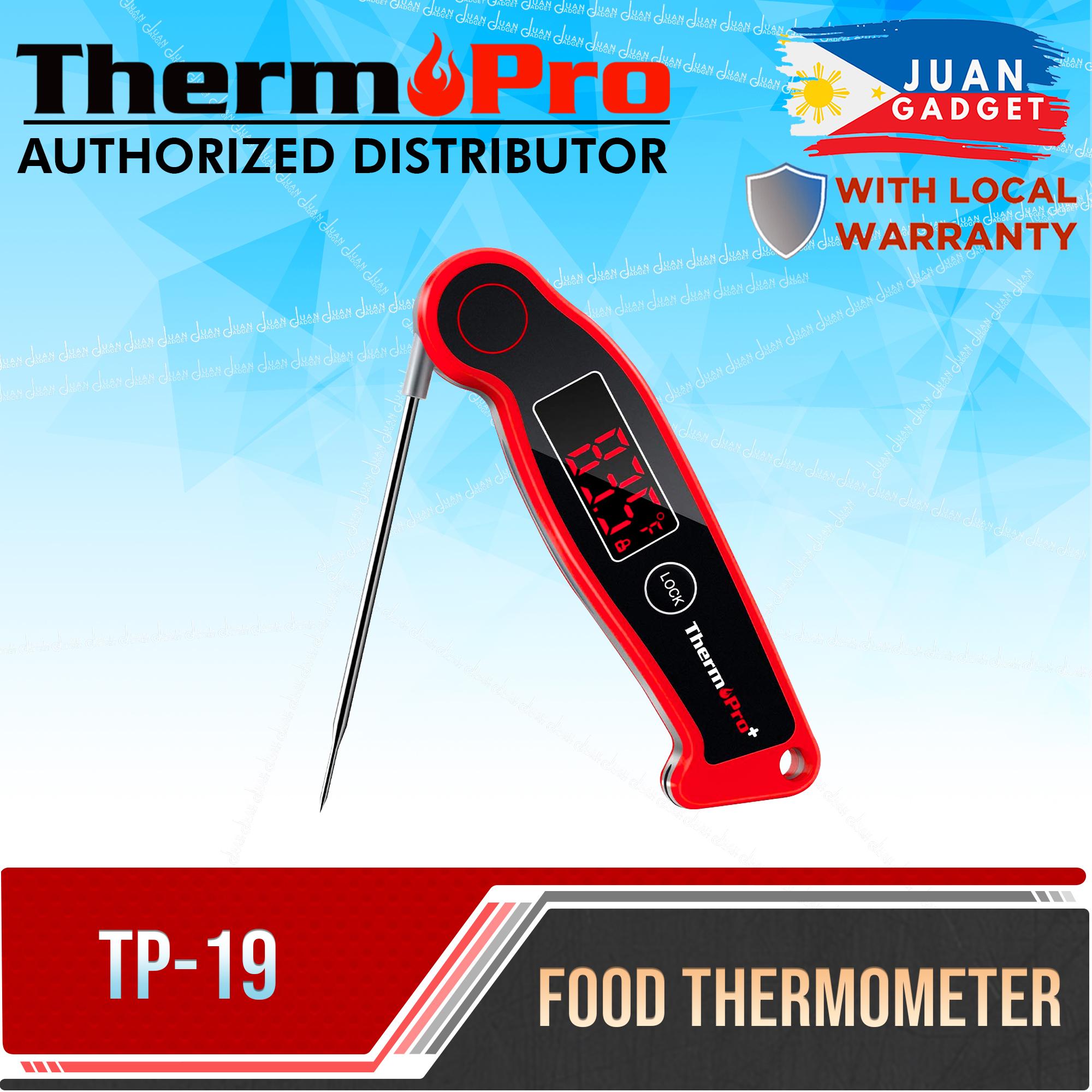 ThermoPro TP19 Waterproof Food Thermometer Thermocouple Instant Read Cooking Thermometer for Kitchen BBQ Digital Meat Thermometer with Ambidextrous