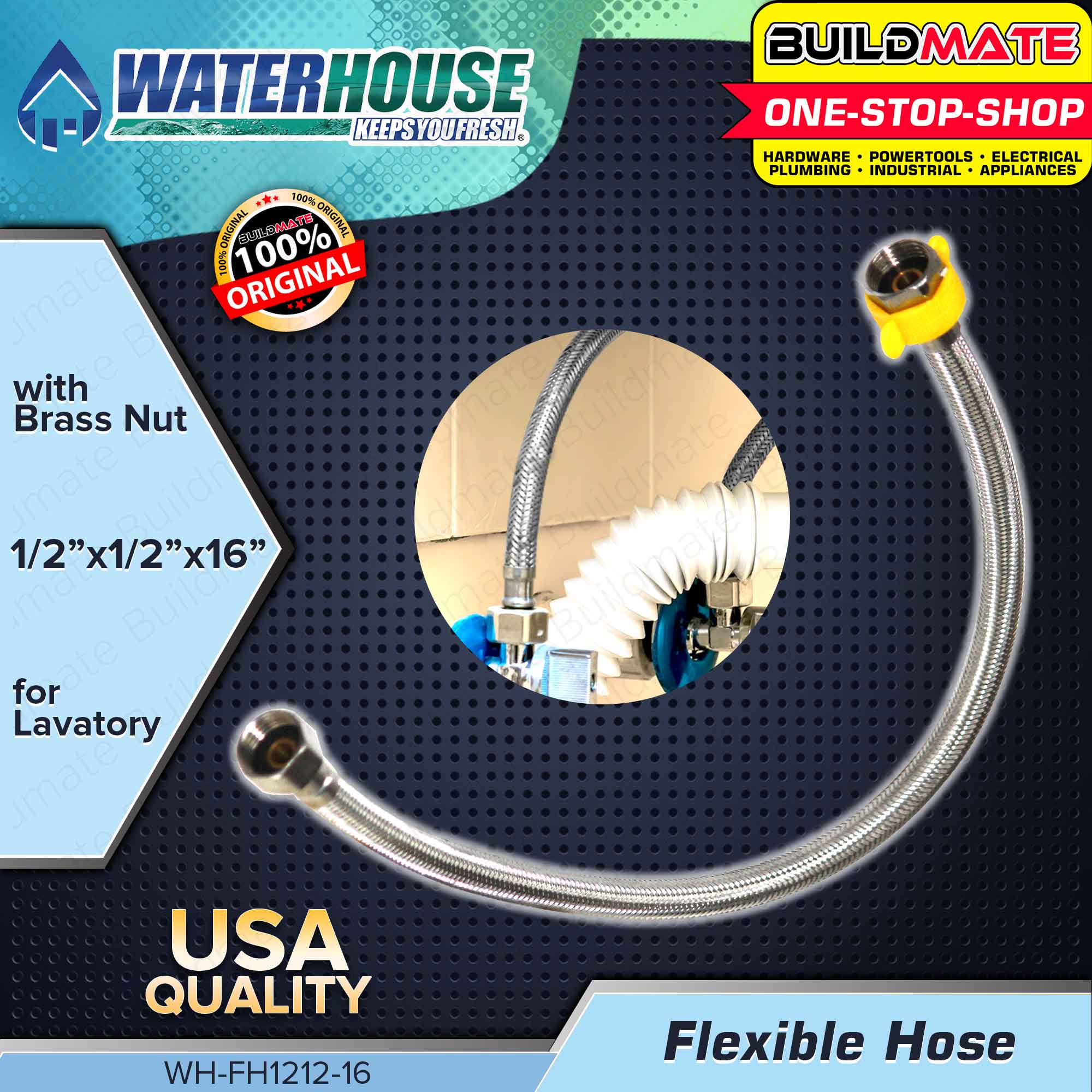 buildmate-waterhouse-flexible-hose-w-brass-nut-lavatory-1-2-inch-16