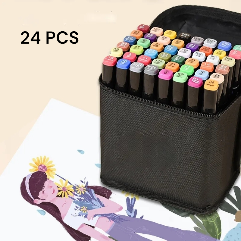 Happido Double-Ended Markers 24 Colors - Yahoo Shopping