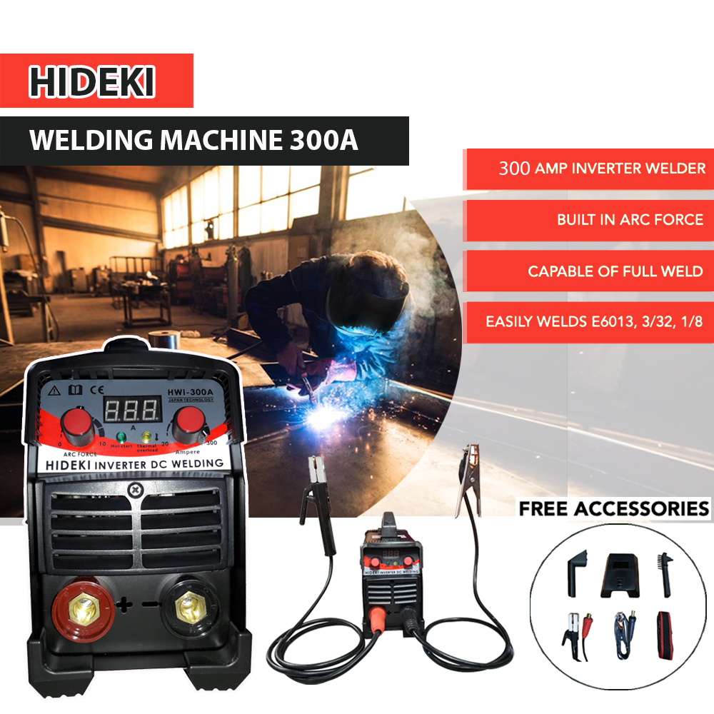 Hideki MIG Welding Machine portable 300A welding machine inverter ingco