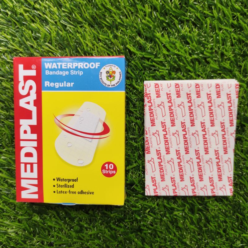 Mediplast Plastic Strips WATERPROOF Band Aid 10s strips Lazada PH